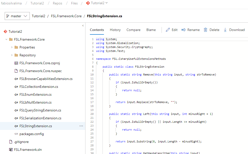 repare que é possível fazer modificações no arquivo diretamente por aí, sem precisar abrir o Visual Studio.