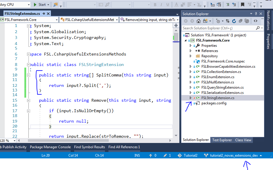 Essa alteração deve aparecer no histório, lá em Repos e Files do projeto Tutorial 2 no Azure DevOps.