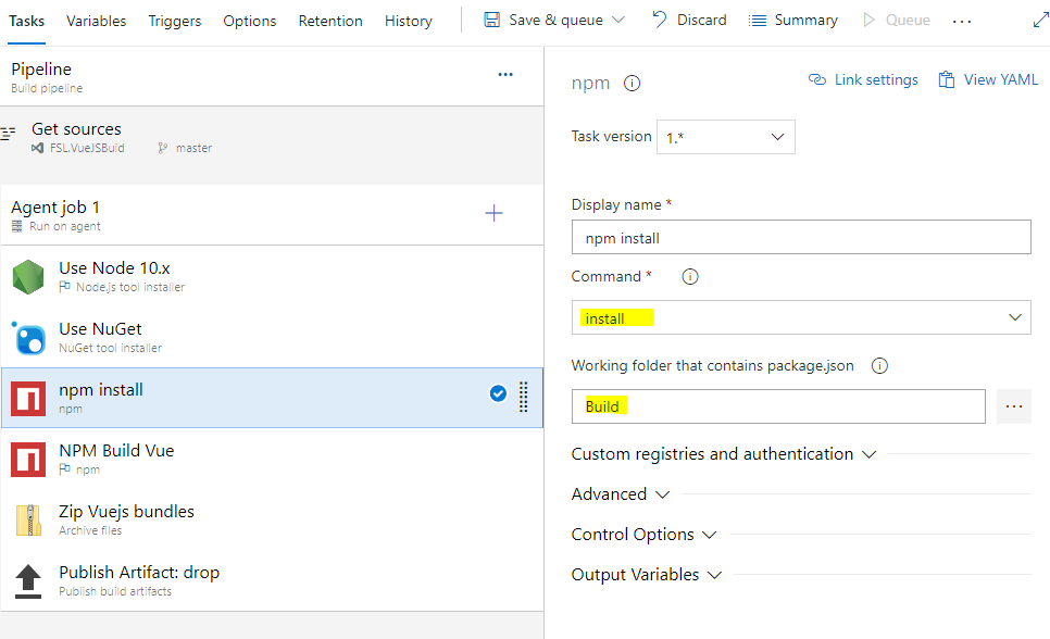 VueJS: Configurando Build no Azure Devops