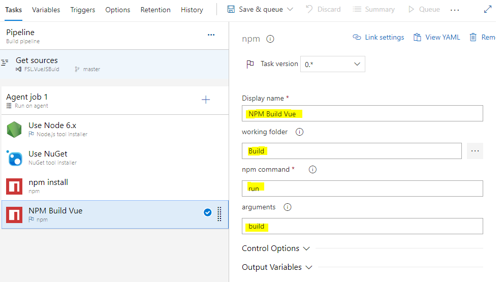 VueJS: Configurando Build no Azure Devops